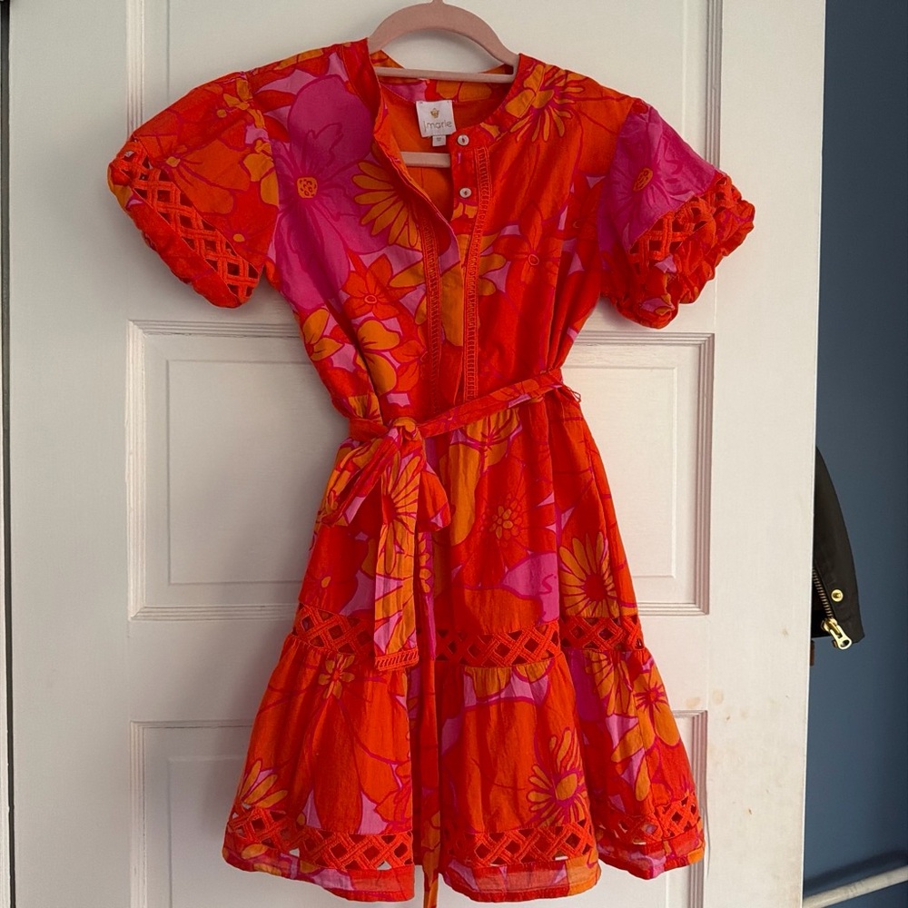 J Marie girls size 12 floral dress
